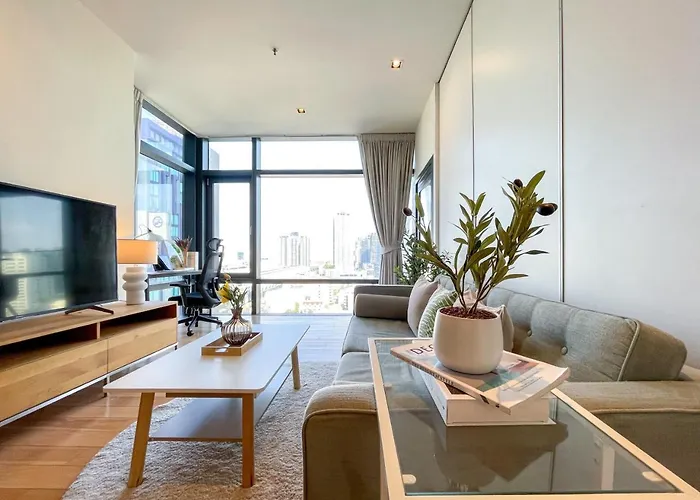 Near Mrt L Fully Furnish L Steam And Suana Feriehus Bangkok