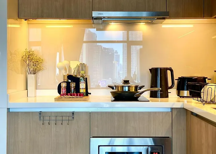 Near Mrt L Fully Furnish L Steam And Suana Feriehus Bangkok